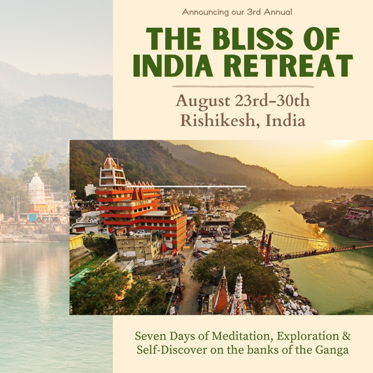 The Bliss of India August Retreat (Deposit)